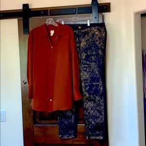Chicos jeans and blouse